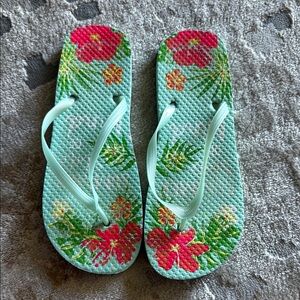 Teal Sandals (Size 8)